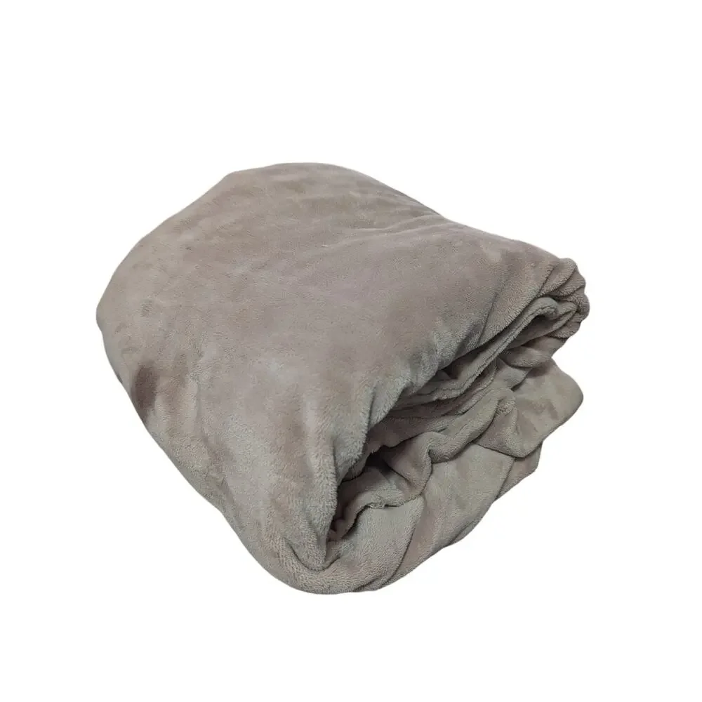 SUNBEAM! SNUGGLY DUSTY PINK PLUSH ELECTRIC WARMER BLANKET W/REMOTE! 52